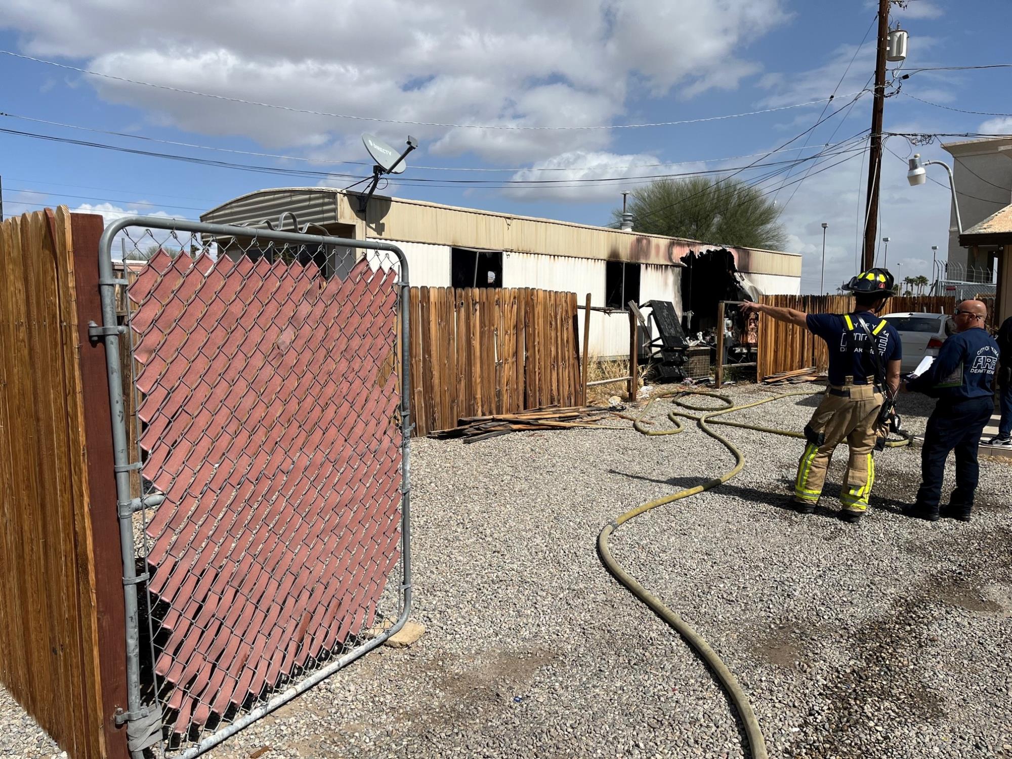 mobile home fire 1