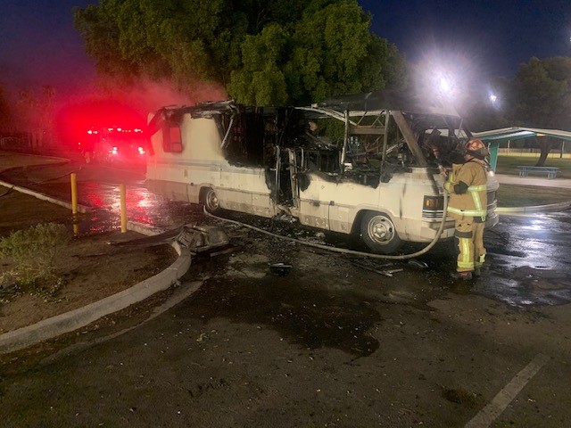 001 RV Fire