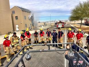 Firefighter training