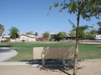 Hacienda Park bench